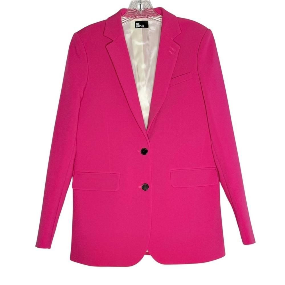 The Kooples Hot Pink Tailored Blazer – Power Blazer – Size 36 (US 4) – NWT - Picture 2 of 6
